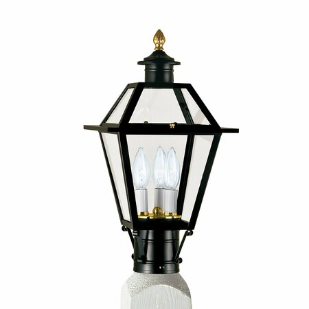 NORWELL Lexington Outdoor Post Light - Black 2234-BL-CL